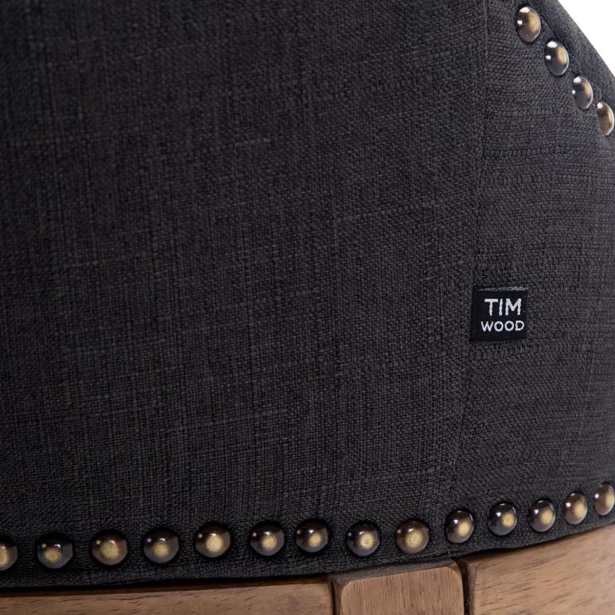 BARHOCKER Lakewood 109x55x57 cm dunkelgrau - Dunkelgrau, Textil (55/109/57cm) - furnicato