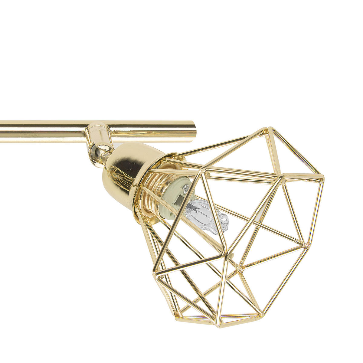 WANDLEUCHTE 2er-Set Erma 16/10/16 cm - Goldfarben, Metall (66/14/10cm) - Beliani