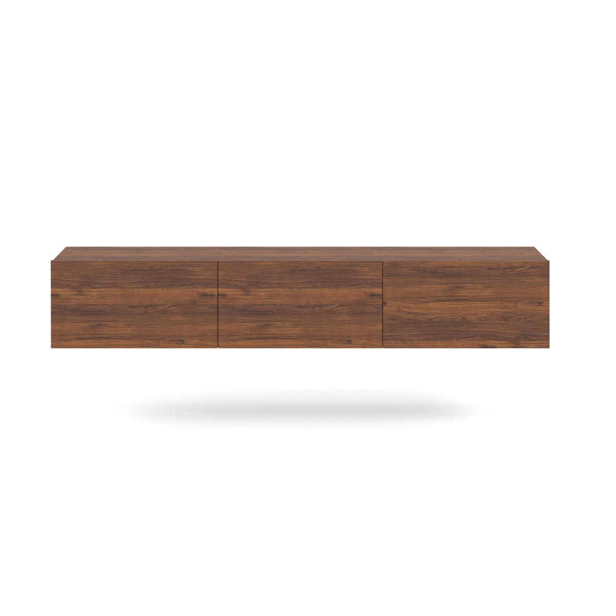 TV STOLÍK Idao Tmavé drevo - hnedá, kompozitné drevo (160/35/29.6cm) - Petits-meubles