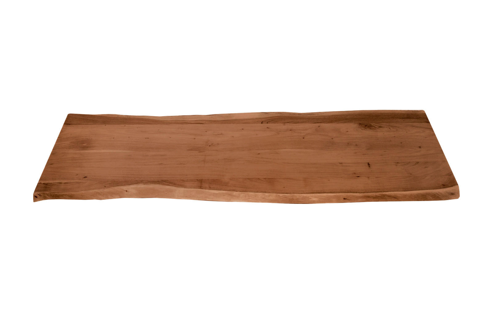 TISCHPLATTE CURT - Braun/Naturfarben, Akazienholz/Holz (60/200/3cm) - SAM
