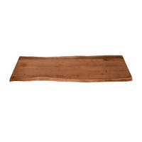 TISCHLATTEN MIT BAUMKANTE FÜR HEIMWERKER, AKAZIENHOLZ CURT - Braun/Naturfarben, Akazienholz/Holz (60/200/3cm) - SAM