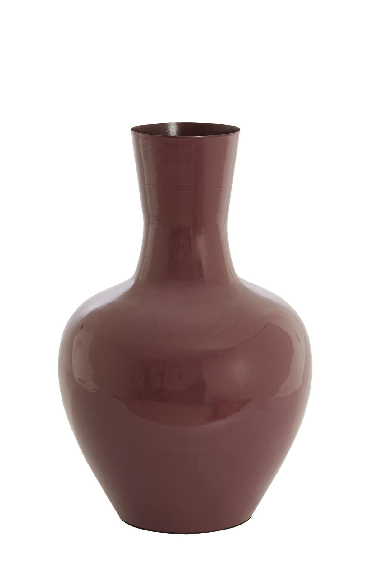 VAZE Nana Lila 44/44/69 cm - Lila, Metall (69cm) - Light & Living