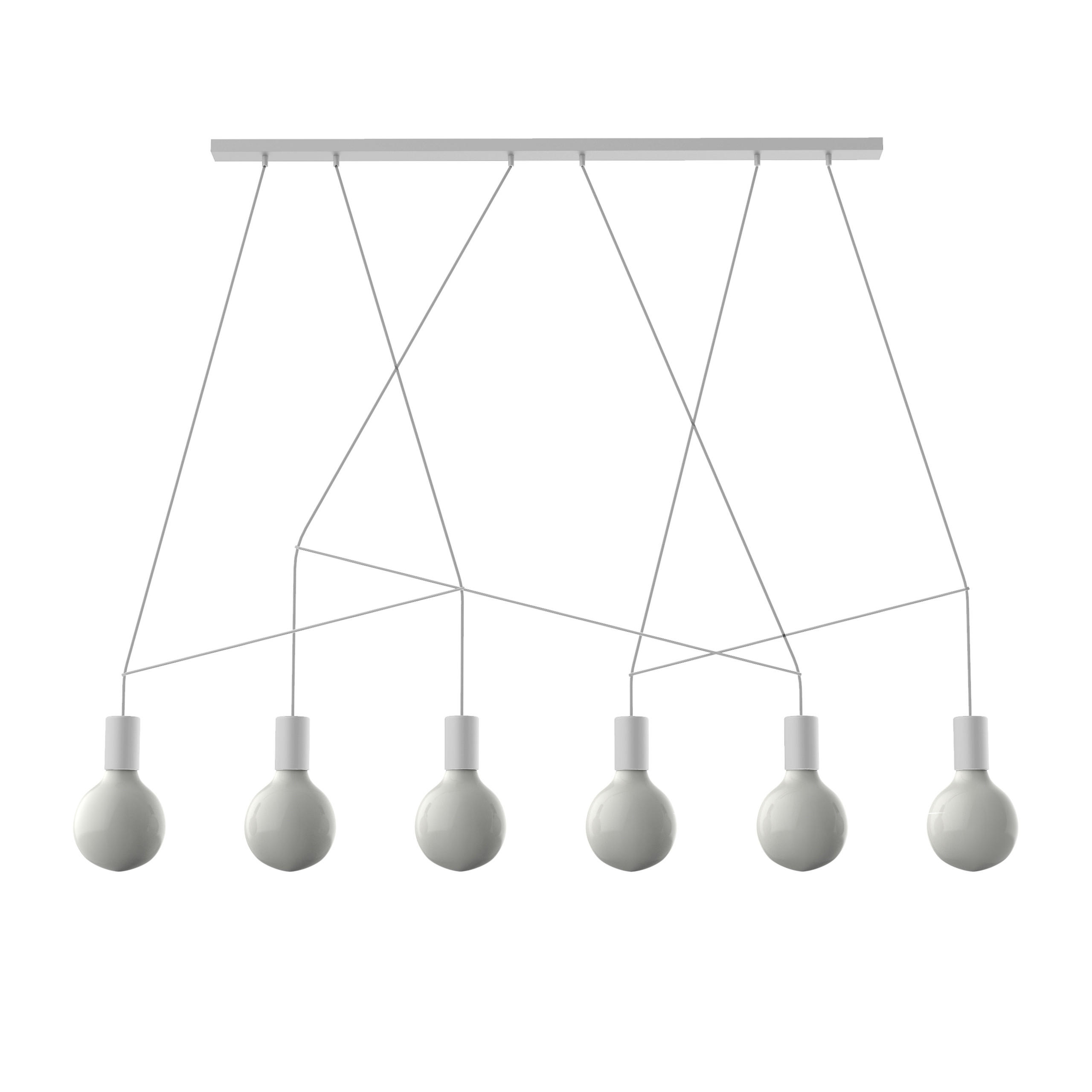 HÄNGELEUCHTE - Weiß, Metall (4/90/6cm) - Lumicom