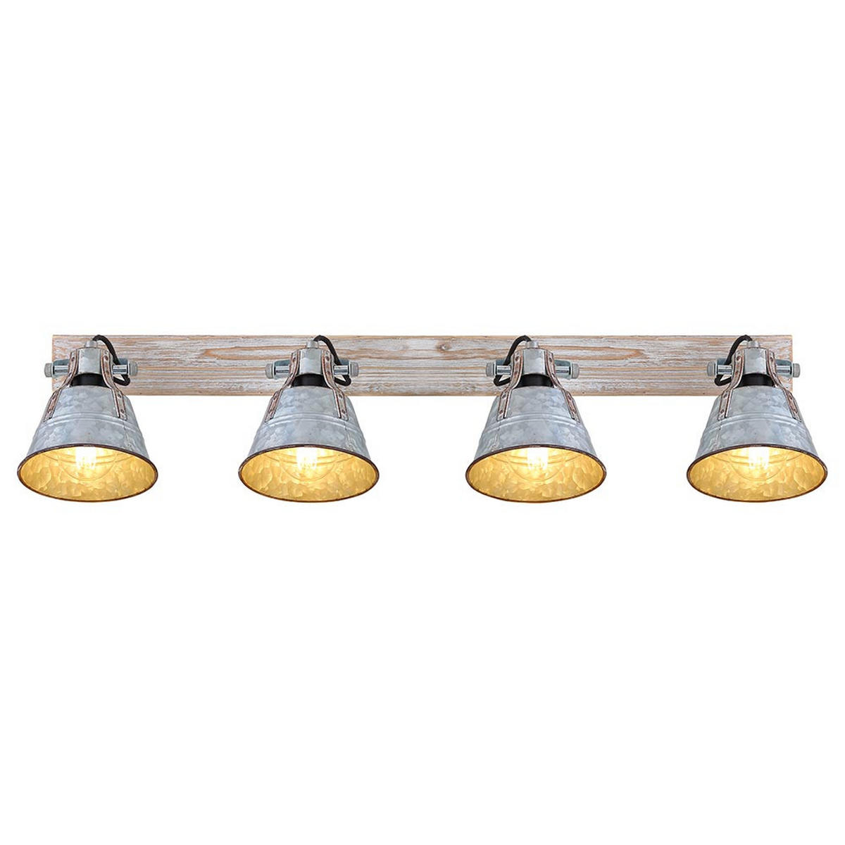 LED DECKENLEUCHTE GÜNTHER Metall Silber - Silberfarben, Metall (82/17.5/18cm) - Globo Lighting