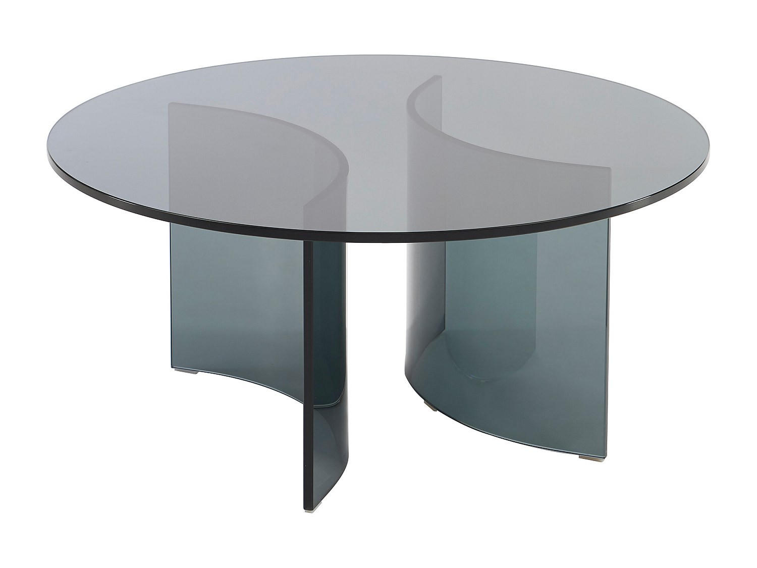 COUCHTISCH - Sicherheitsglas - Anthrazit - OKLAMA - Anthrazit, Glas (80/80/36cm) - Vente-Unique