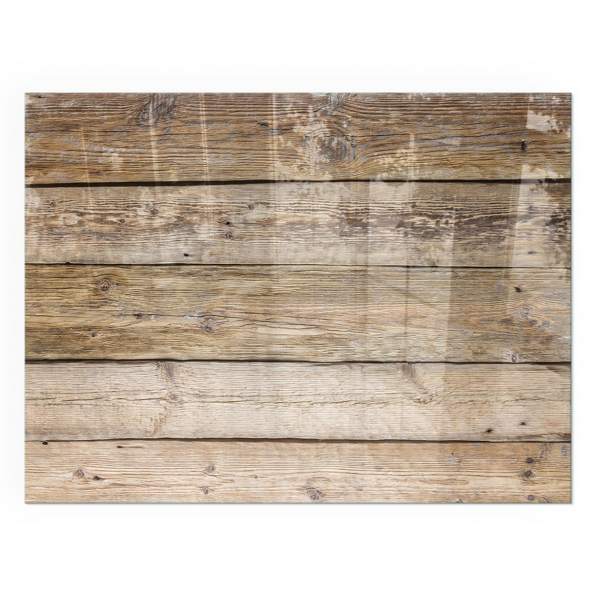 GLASPLATTE für Kamin 80x60 cm - Beige, Glas (80/60/0.4cm) - TULUP