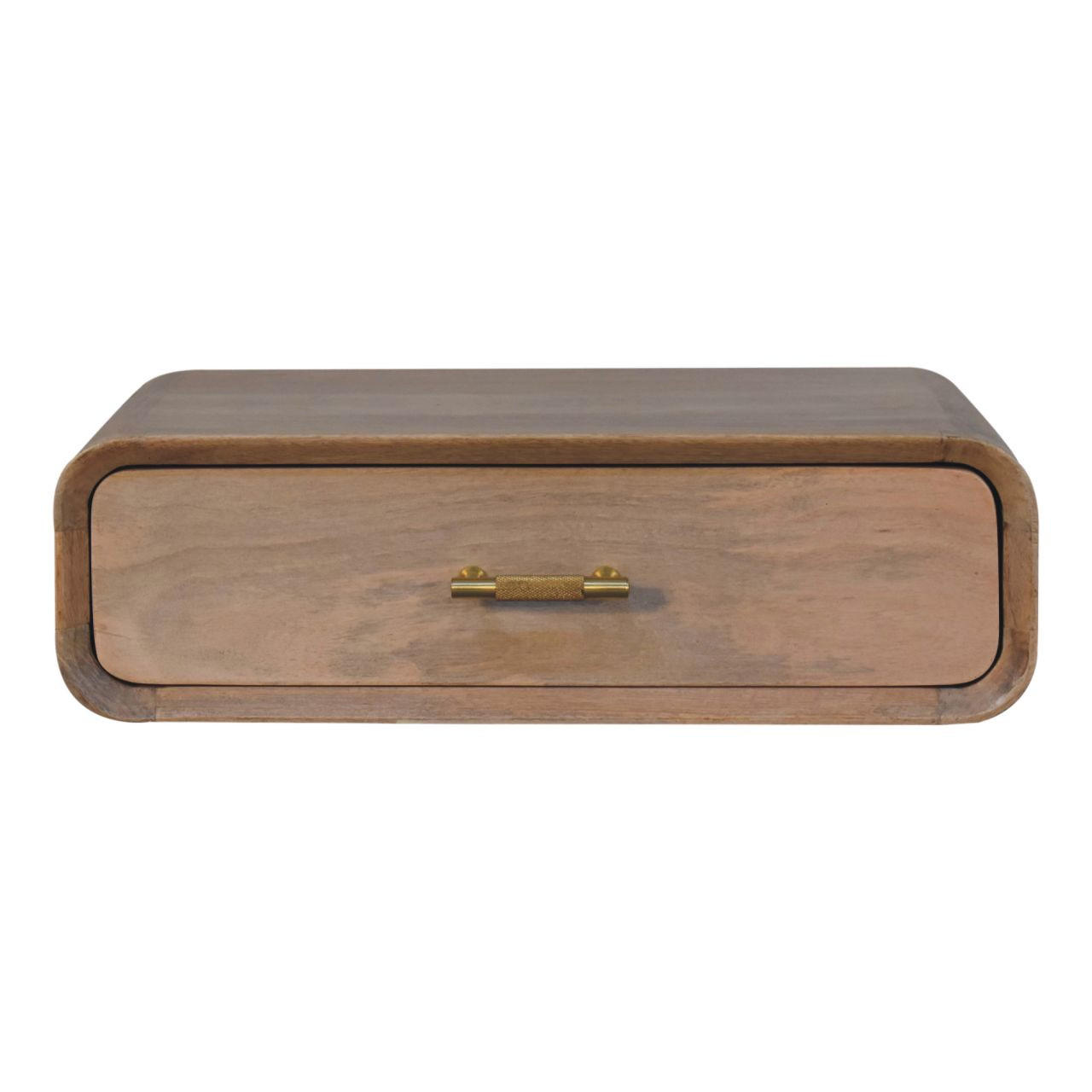 NACHTTISCH in Eichenoptik, 1 Schublade, Karamellbraun - Braun, Holz/Metall (32/15/50cm) - Artisan Furniture