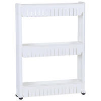 ROLLWAGEN für Gewürze - Weiß, Kunststoff (12/71/54cm) - Intirilife