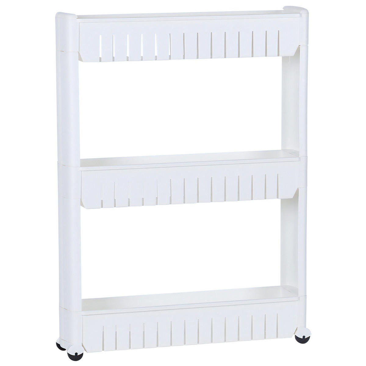 ROLLWAGEN für Gewürze - Weiß, Kunststoff (12/71/54cm) - Intirilife