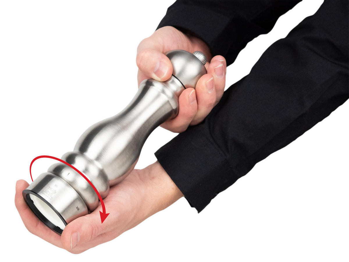 SALZMÜHLE Paris Chef uSelect 22cm Edelstahl Zirkonia-Mahlwerk - Grau, Metall (6/22/6cm) - PEUGEOT