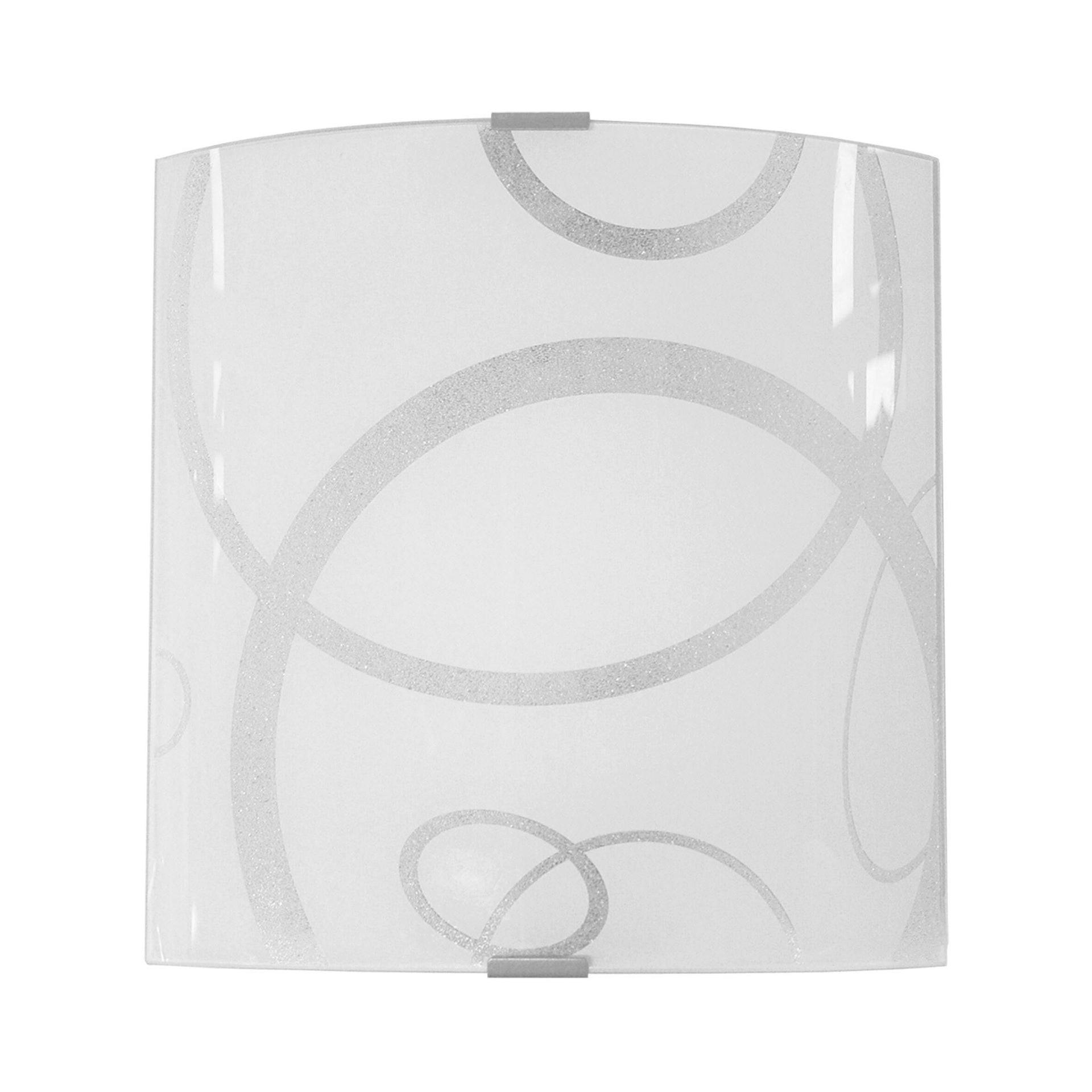 Lumicom Led-Wandleuchte Weiß 26x26x6 cm