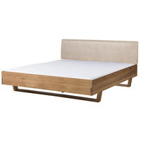 BETT Massivholz Eiche 160 x 200 x 86 natur FICHTELBERG #126 - Beige/Naturfarben, Holz (160/200cm) - Massivmoebel24