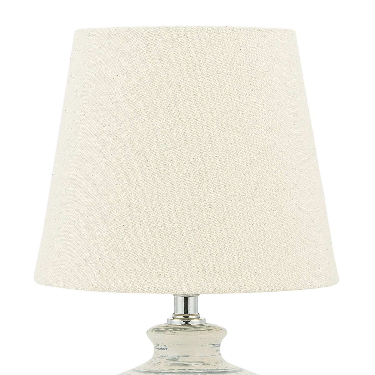 TISCHLAMPE Rosanna 20/20/35 cm - Beige, Keramik (20/20/35cm) - Beliani