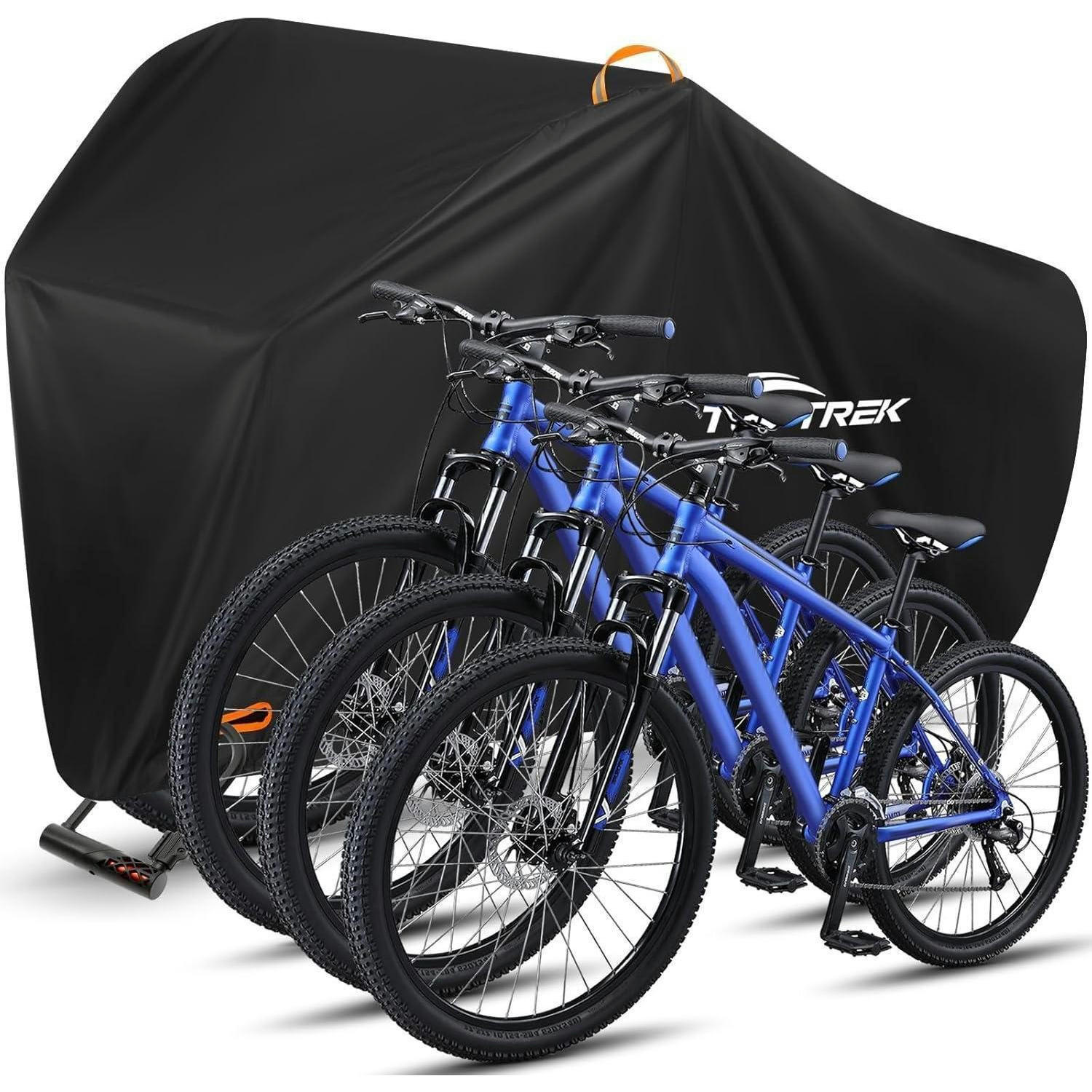 FAHRRADABDECKUNG wasserdicht 220 x 120 x 110 cm - Schwarz, Textil (110/70/200cm)