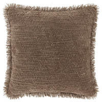 KISSEN Amy - Braun - 45/45/ cm - Taupe, Textil (45/45cm) - Unique Living