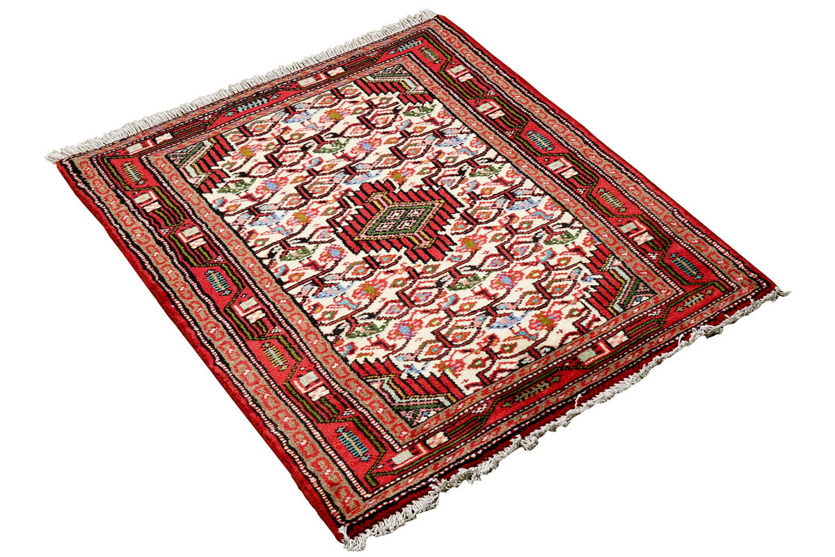 TEPPICH Assadabad Mehrfarbig 96/60 cm Schurwolle - Multicolor, Textil (60/96cm) - Looma