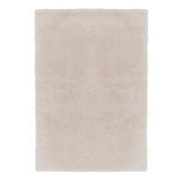 TEPPICH Shaggy ultraweich Wolloptik beige - Beige, Textil (200/290cm) - AFK Living