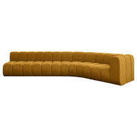 ECKSOFA modulares Sofa Karex-L2 - 399x194x70 cm Senfgelb - Currygelb, Holzwerkstoff/Textil (399/194cm) - ALTDECOR