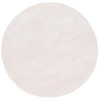 HOCHFLOR SHAGGY TEPPICH FEELING MIX RUND - Weiß, Textil (133/133cm) - Snapstyle