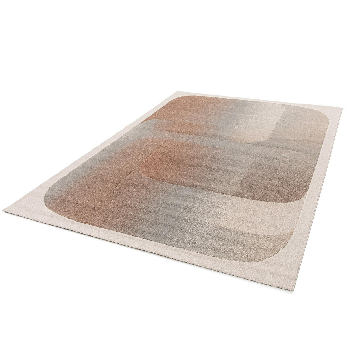 TEPPICH abstraktes Design sehr weich mehrfarbig - Multicolor, Textil (160/230cm) - AFK Living
