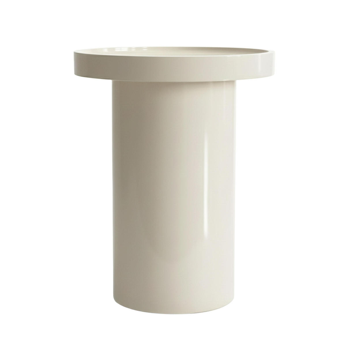 COUCHTISCH, Weiß - Weiß, Holzwerkstoff (40/40/51cm) - Oviala