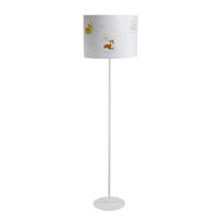 STEHLAMPE Bunt 40/30 cm - Multicolor/Weiß, Kunststoff (30/3.8/30cm) - ONZENO