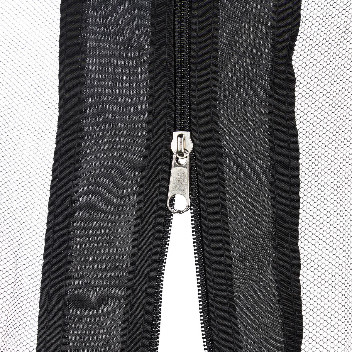 PAVILON s moskytiérou - černá, plast (600/200/0.2cm) - Relaxdays