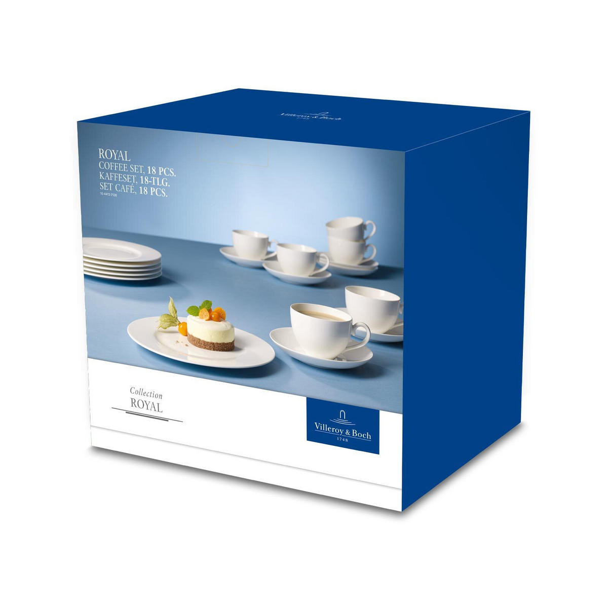 KAFFEE-SET Royal weiß 18-tlg. - Weiß, Keramik (2/2/2cm) - Villeroy & Boch