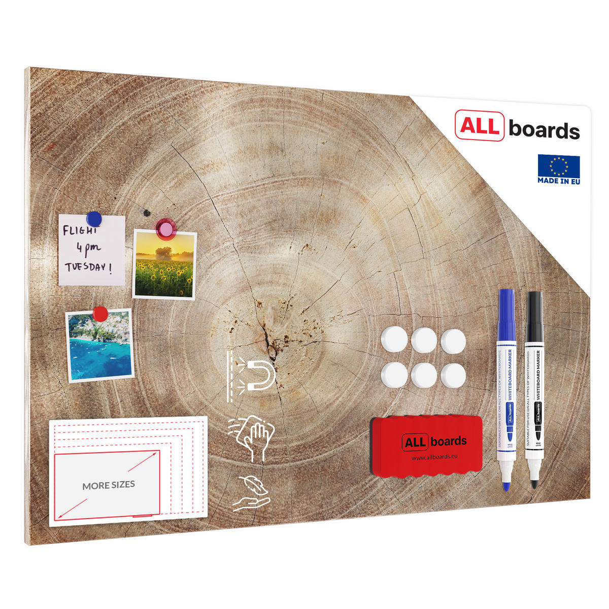 METALBOARD BAUSTAMM 90x60cm - Braun, Metall (90/60/1.8cm) - ALLboards