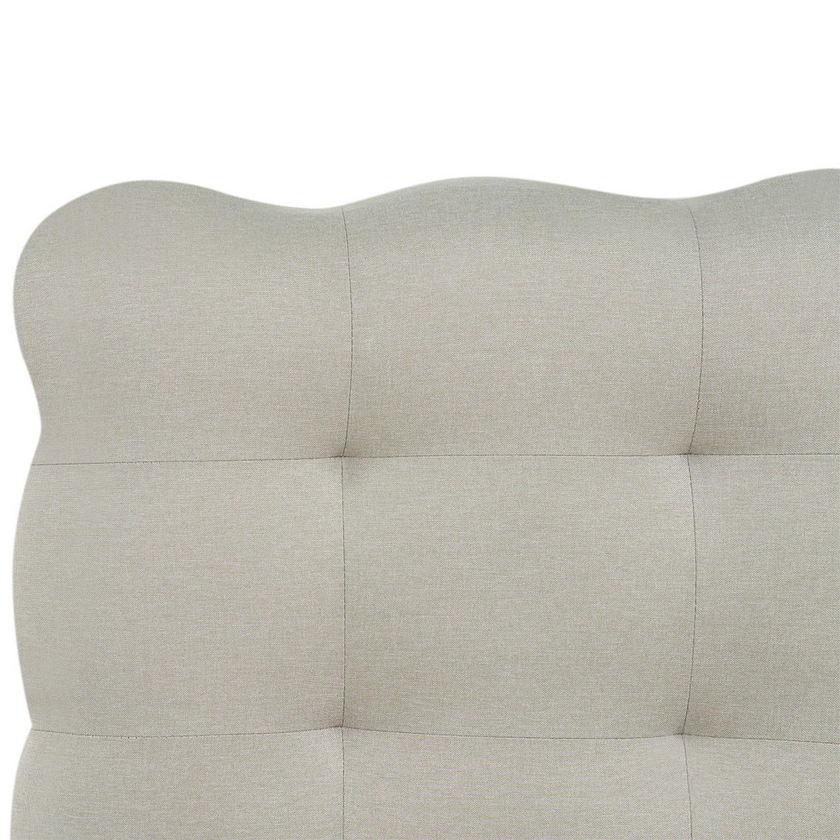 POSTELJA z letvenim dnom 120/200 blago bež Soulisse - črna/bež, tekstil (120/200cm) - Beliani