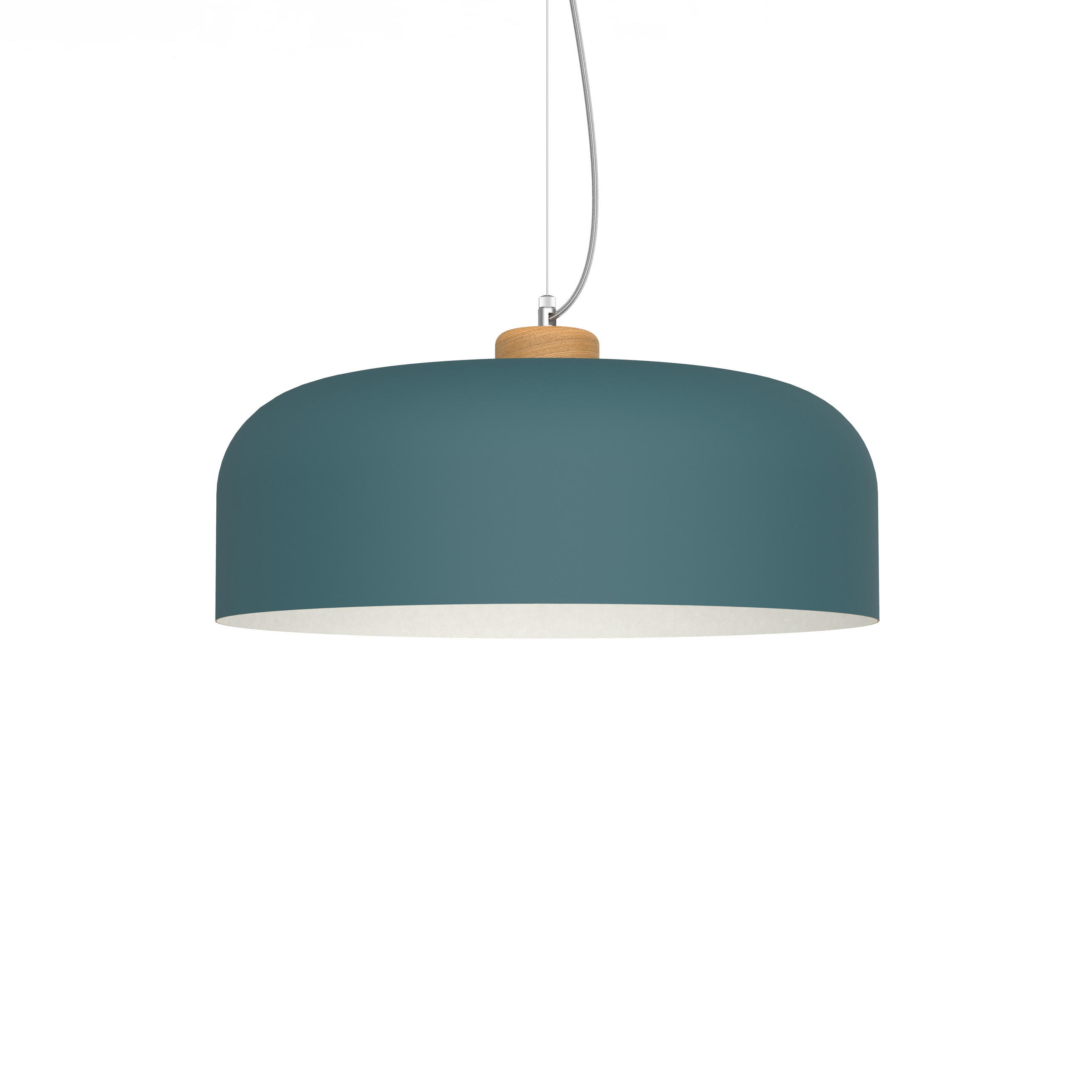 HÄNGELEUCHTE - Blau, Metall (50/50/17cm) - Lumicom