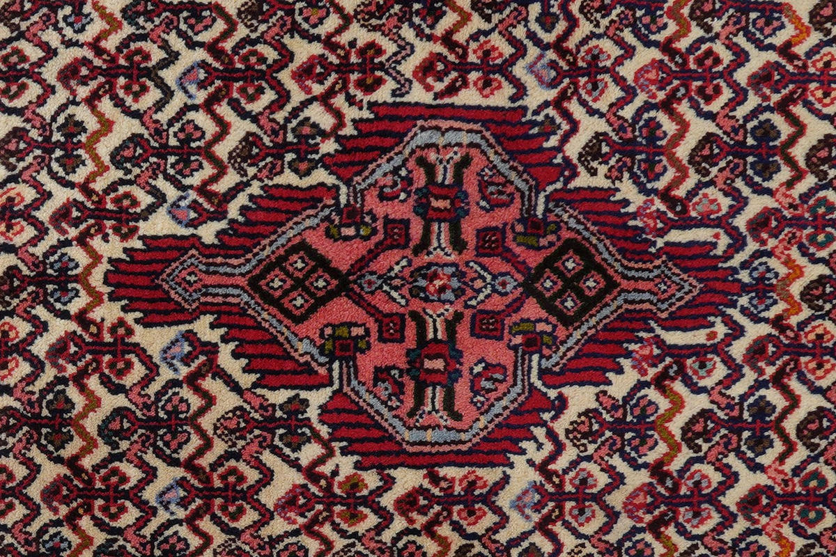 LÄUFER Orient handgeknüpft Assadabad Beige 193/77 cm Schurwolle - Beige, Textil (77/193cm) - Looma