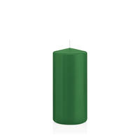 STUMPENKERZEN Dunkelgrün Ø 68 x 150 mm, 12 Stück - Dunkelgrün, Paraffin (7/15cm) - Wiedemann Kerzen