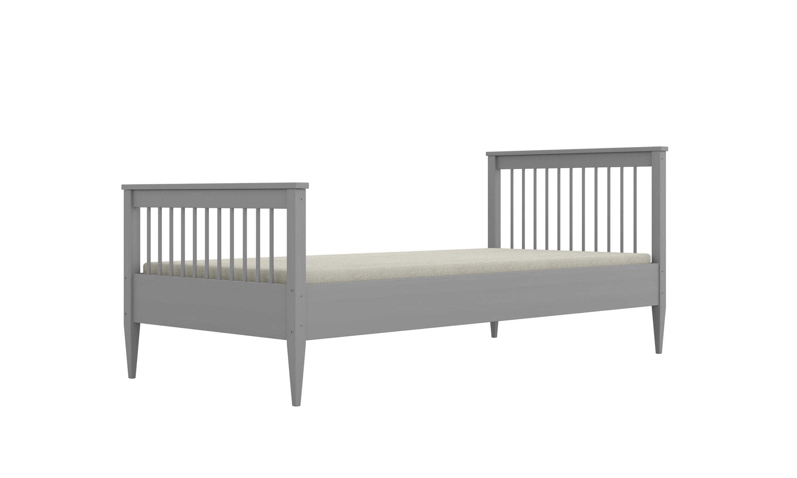 KINDERBETT Emili 80/90 -160/180/200 cm Grau 90/200 - Sonoma Eiche, Holz (80/160cm) - RAUMHIRSCH FURNITURE