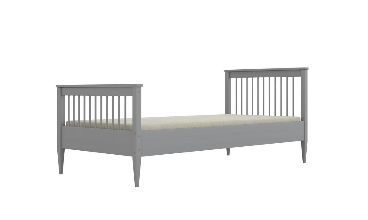 KINDERBETT Emili 80/90 -160/180/200 cm Grau 90/200 - Sonoma Eiche, Holz (80/160cm) - RAUMHIRSCH FURNITURE