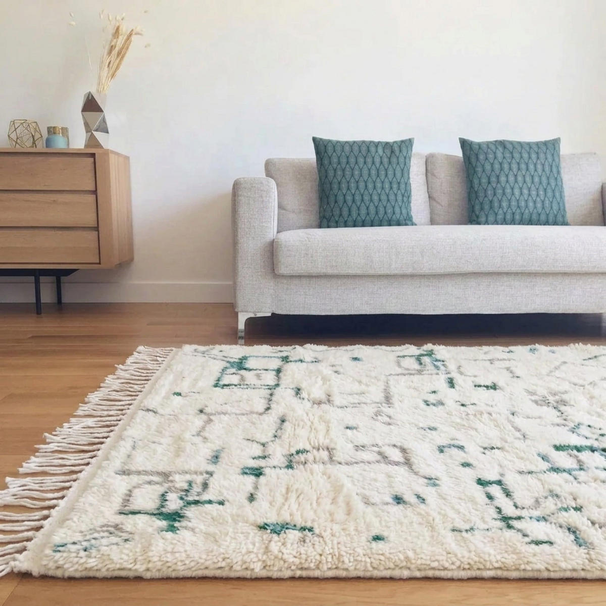 TEPPICH mit Grafik und Designmotiv blau - Blau, Textil (120/170cm) - AFK Living