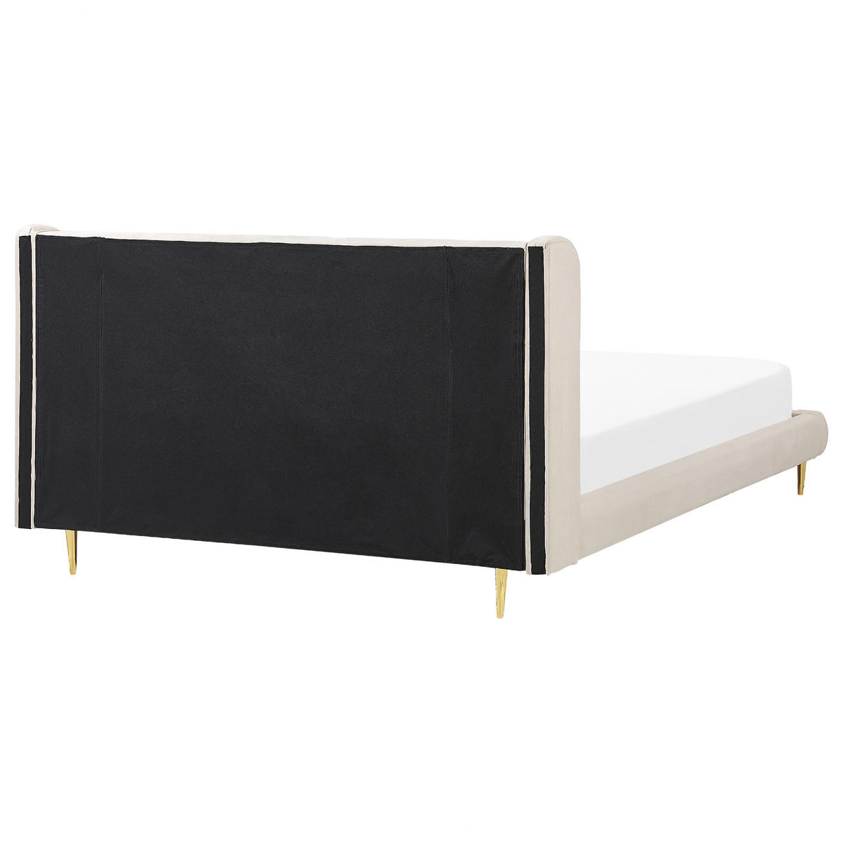 POLSTERBETT 180/200cm Beige Forbach - Beige, Textil (180/200cm) - Beliani