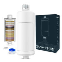 DUSCHFILTER 32-Stufen-Filter mit 20.000 L Kapazität - Weiß, Kunststoff (12.5/6.5/18.7cm)