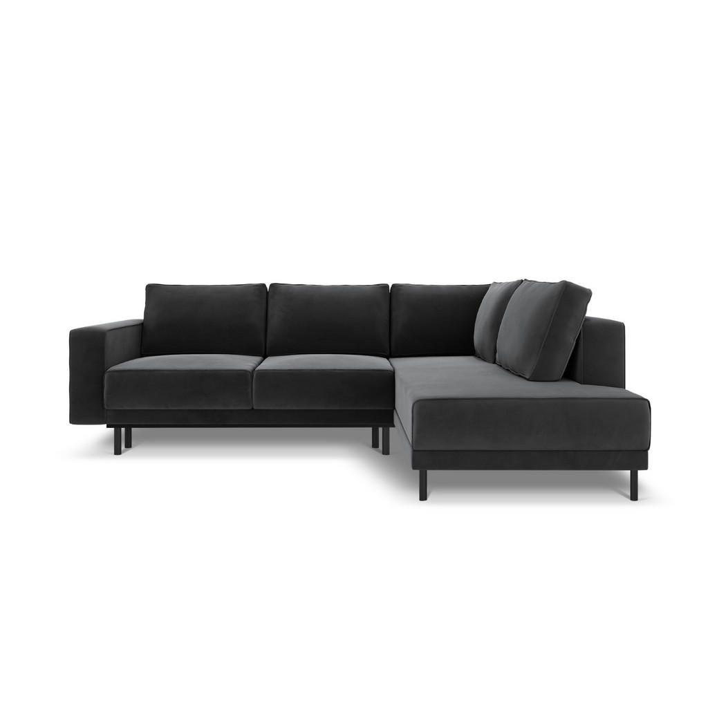 Thumbnail - Micadoni Ausklappbares-Ecksofa, Grau, Textil, 5-Sitzer, L-Form, 247x187 cm, Hergestellt in Europa, Oeko-Tex®, Wohnzimmer...
