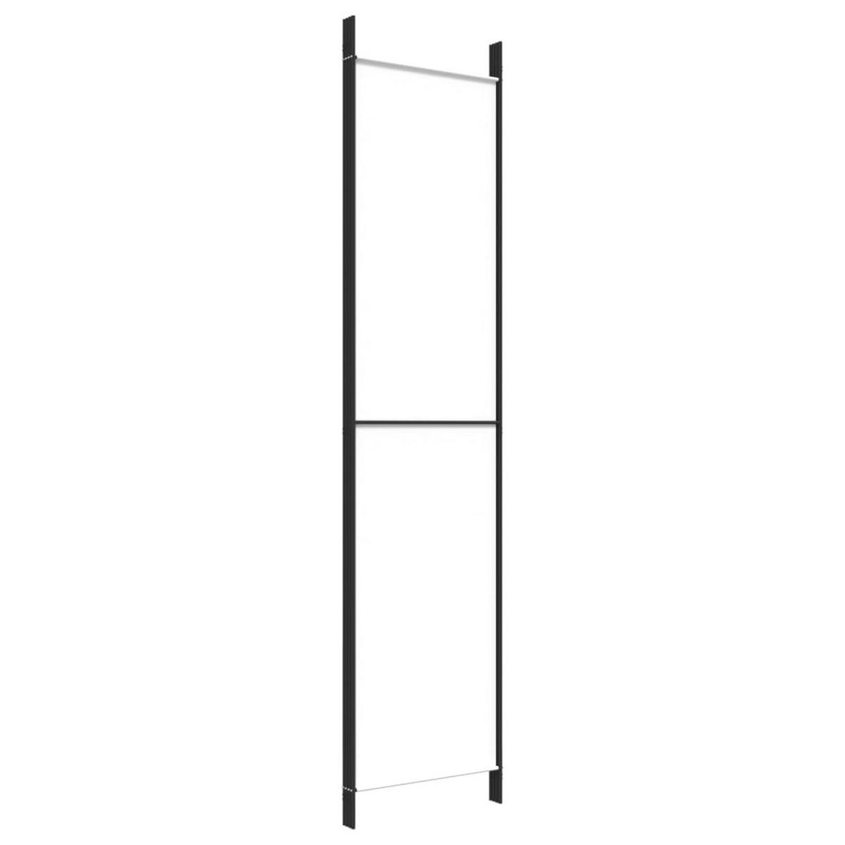 PARAVENT 4-teilig Weiss 200/220 Cm Stoff - Weiß, Textil (200/220/0.1cm) - vidaXL