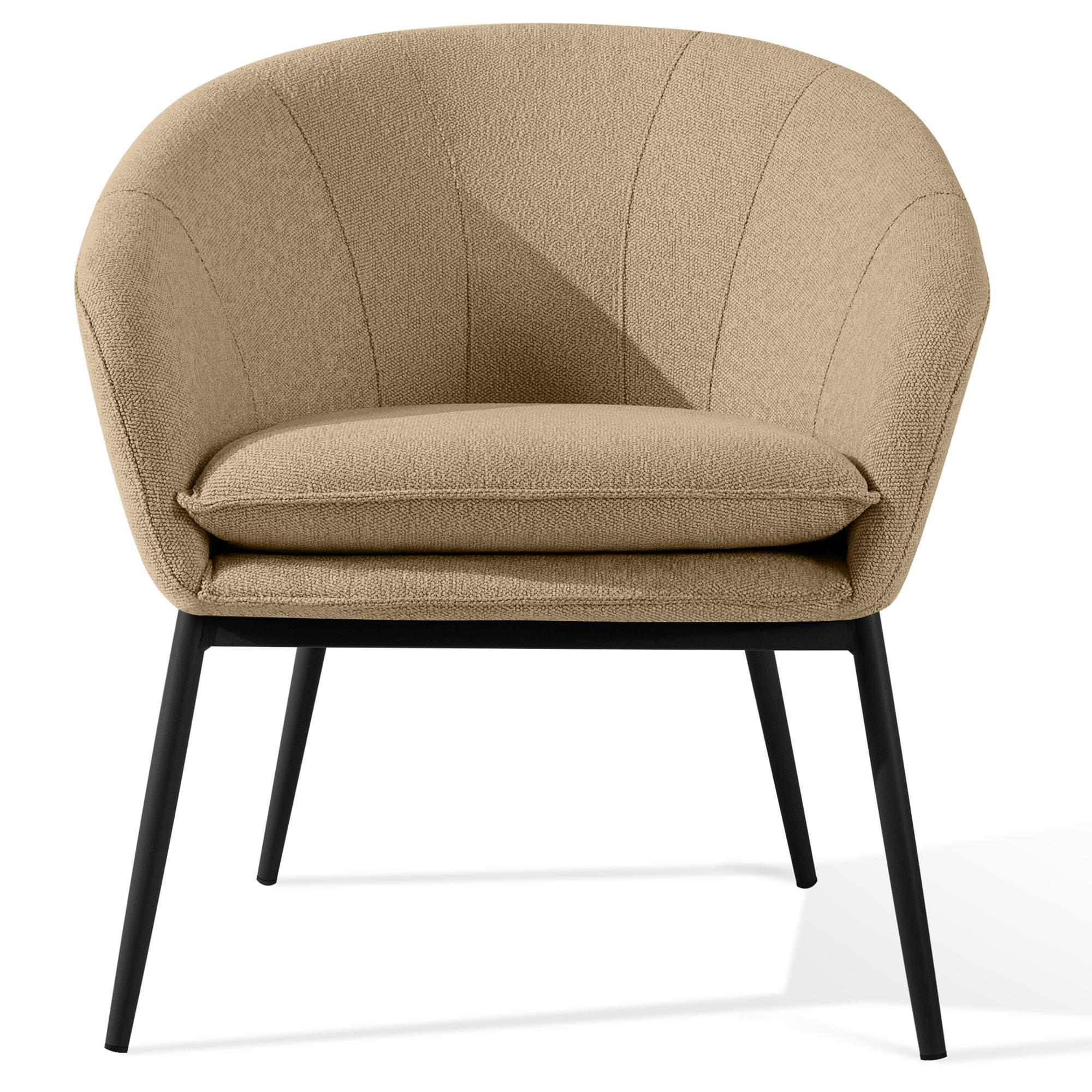 Konsimo® Gartensessel Beige 69x76x66 cm
