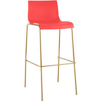 BARHOCKER Hover 100x43x48 cm rot - Rot, Kunststoff (43/100/48cm) - furnicato