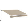 GELENKARMMARKISE, Aluminium, Beige - Beige, Metall (300/160/395cm) - Outsunny