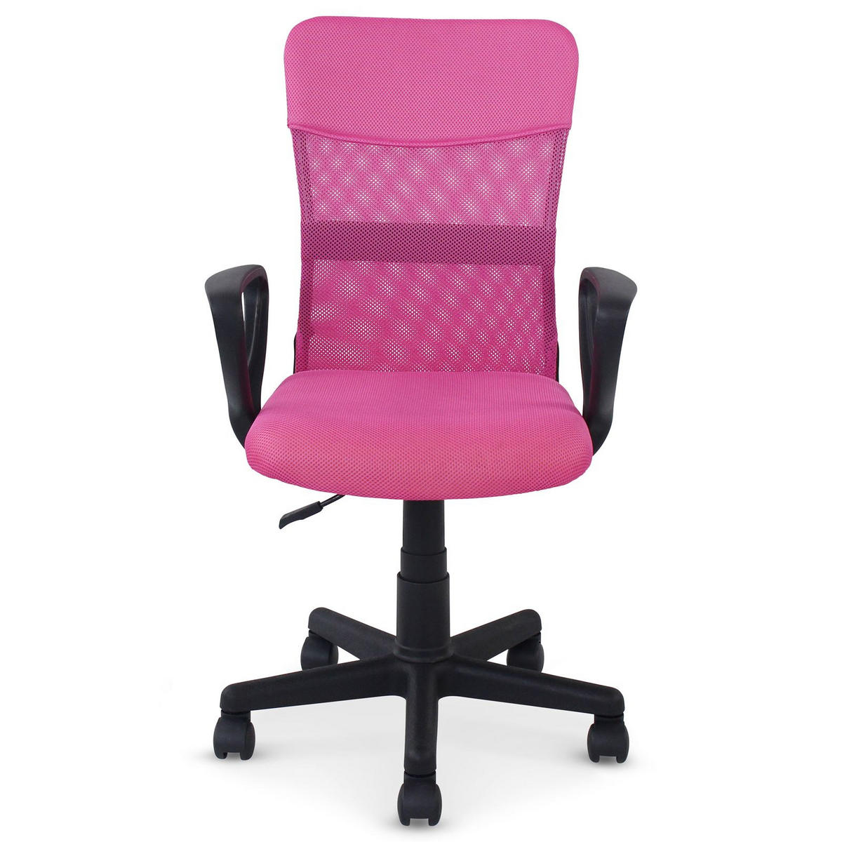 BÜRODREHSTUHL JOGO - Pink, Textil (55/99/50cm) - IDIMEX