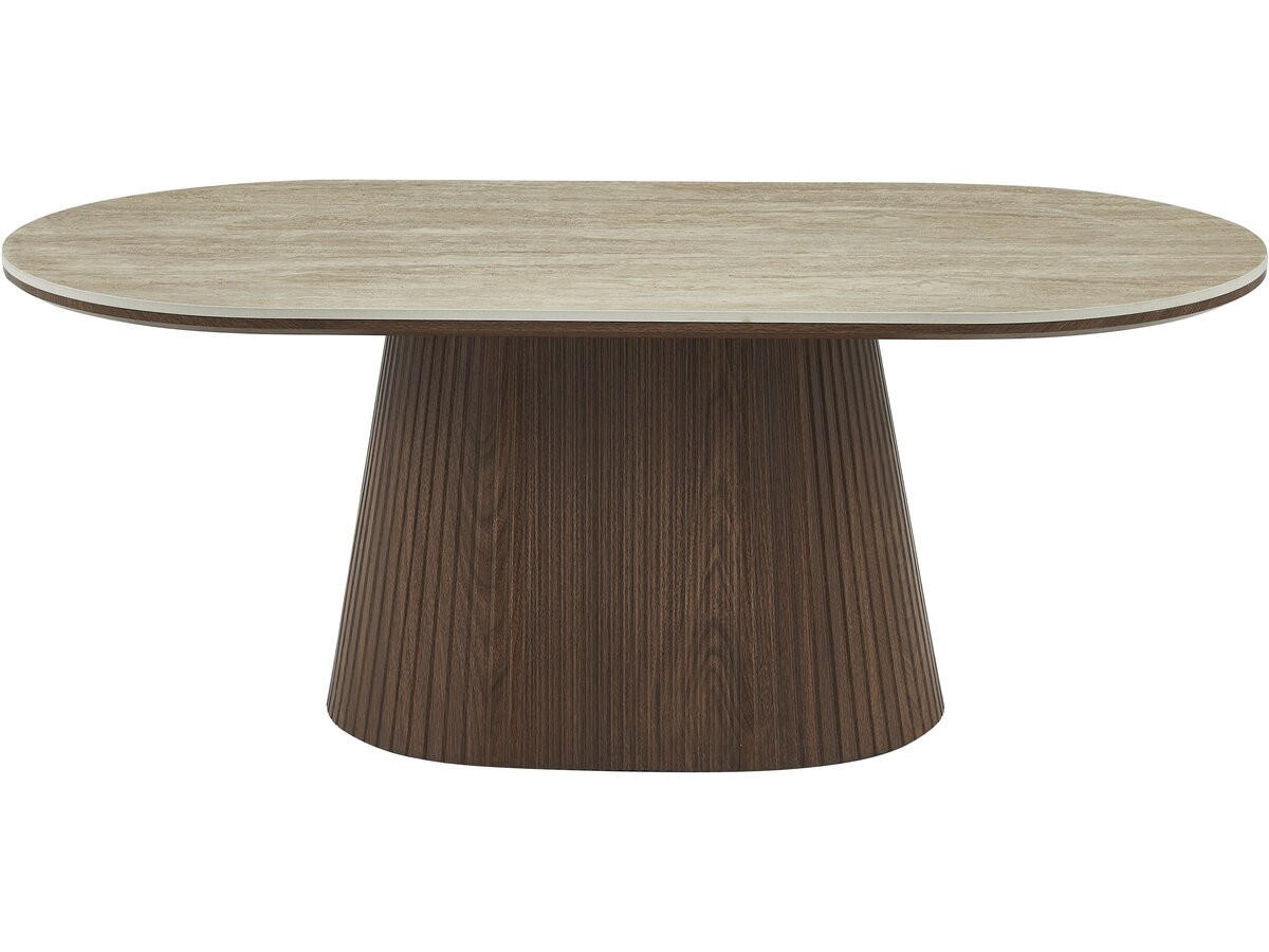 COUCHTISCH portofino beige - Beige, Keramik (120/60/46cm) - Habitat Garten