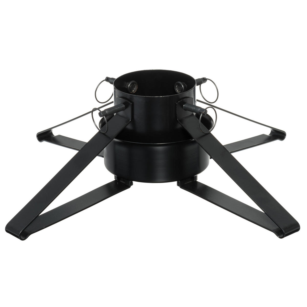 CHRISTBAUMSTÄNDER Metall 0,9 l - Schwarz, Metall (50/18.5cm)