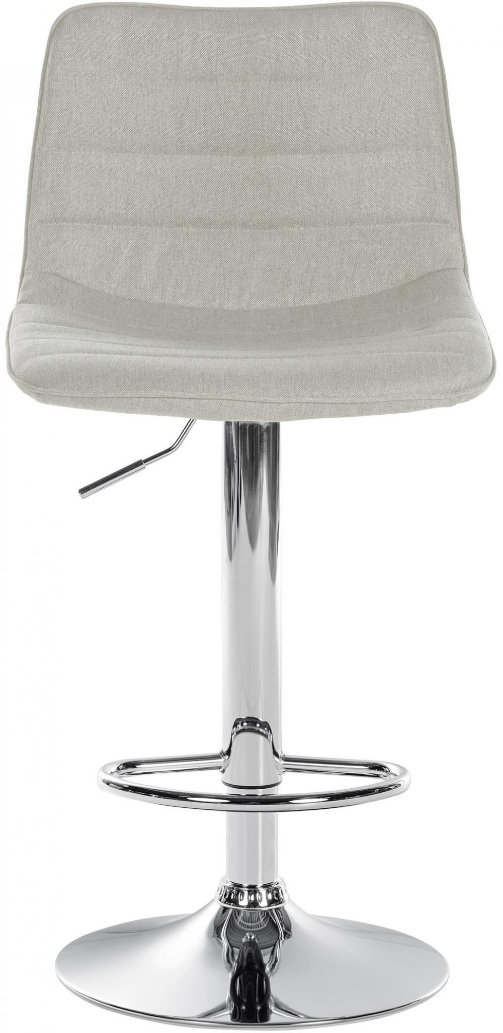 BARHOCKER 2er Set Stoff creme - Creme, Textil/Metall (45/89/46cm) - CLP