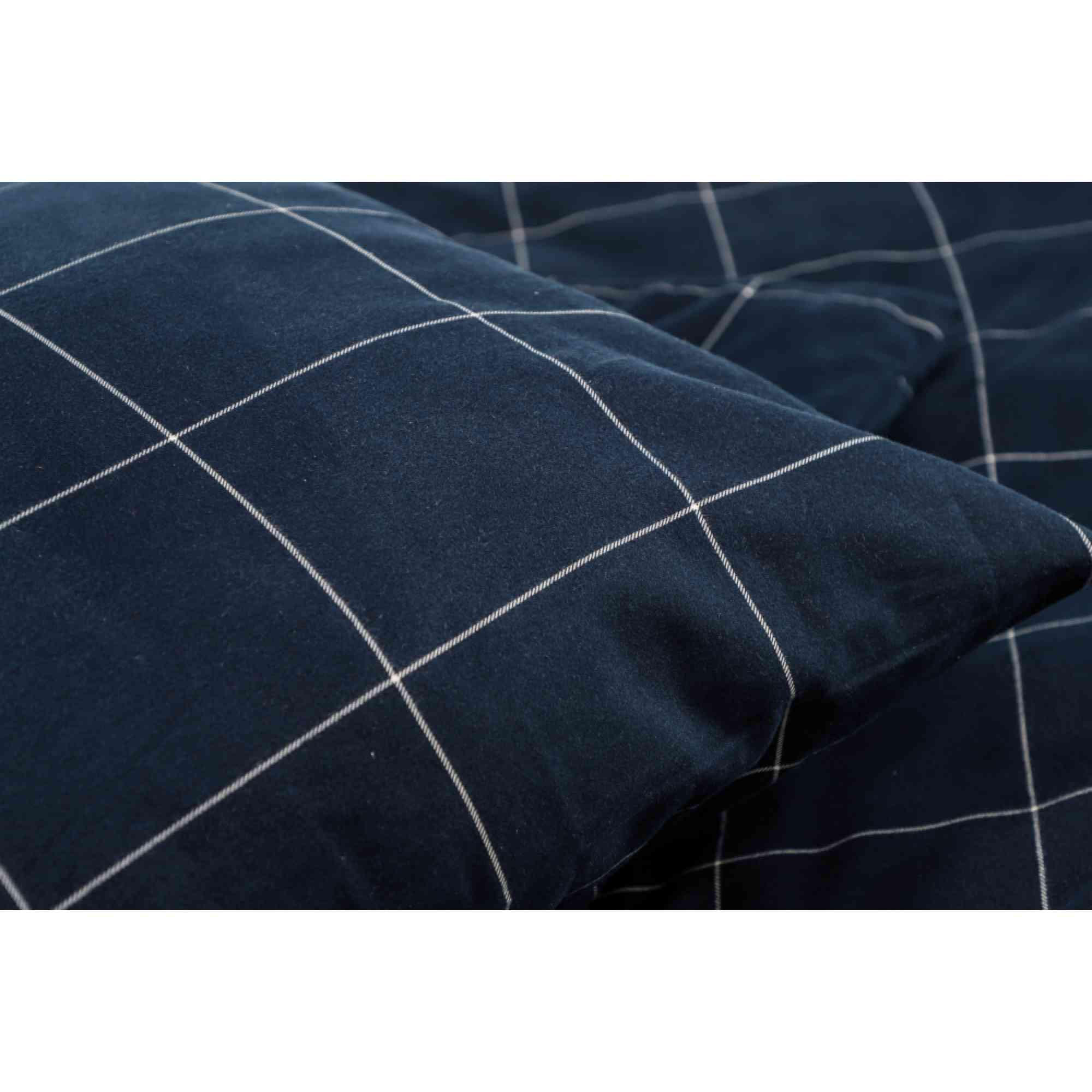 FLANELL BETTWÄSCHE CHECK - Titanfarben, Textil (155/220cm) - Esprit