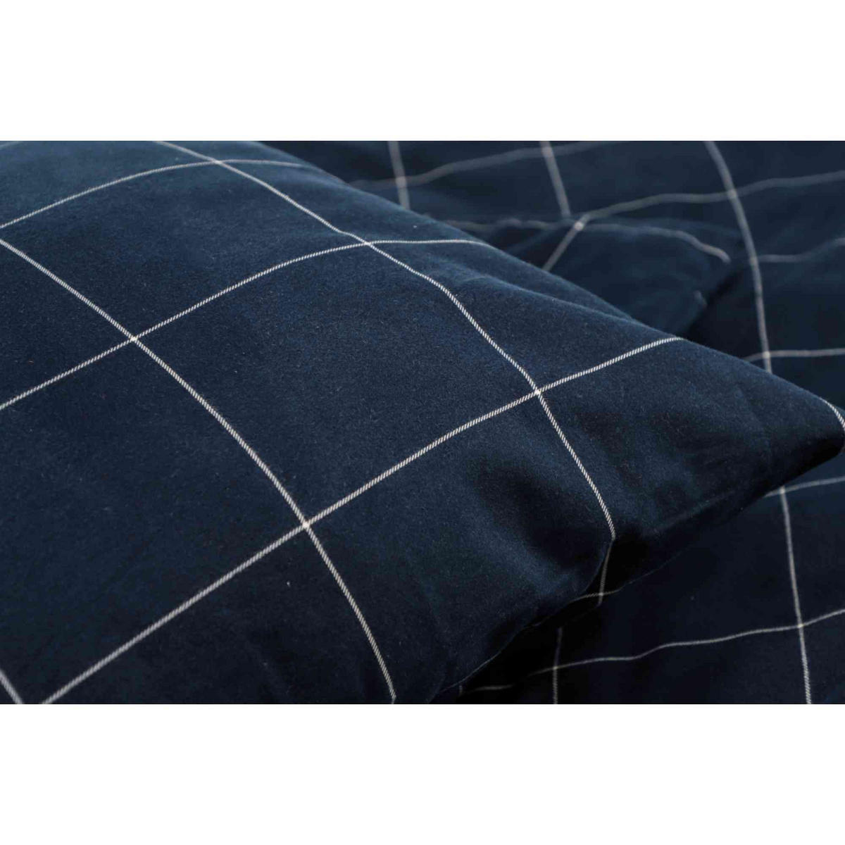 FLANELL BETTWÄSCHE CHECK - Titanfarben, Textil (200/200cm) - Esprit
