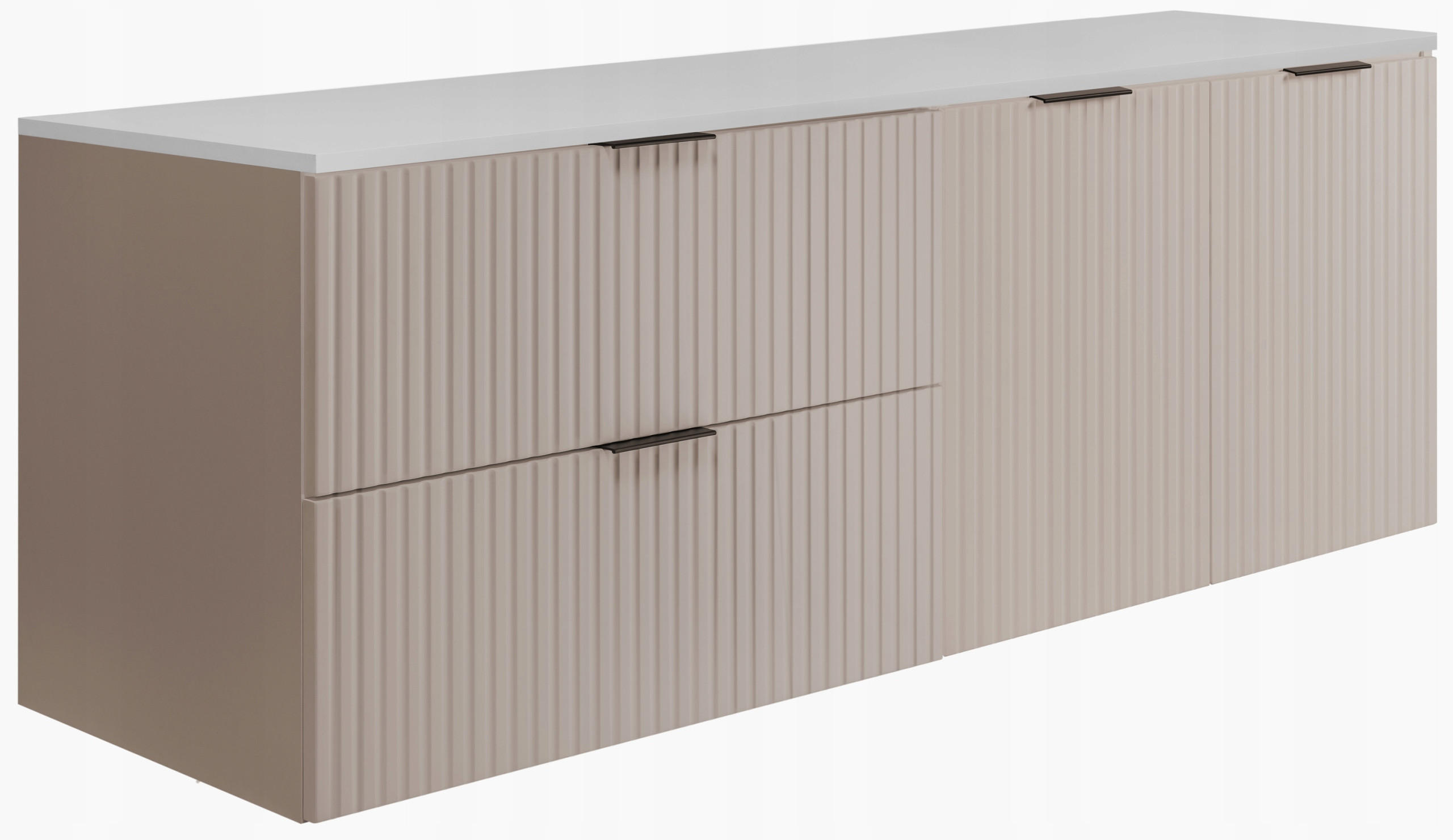 Rodan Waschbeckunterschrank Eiche 160x57x46 cm